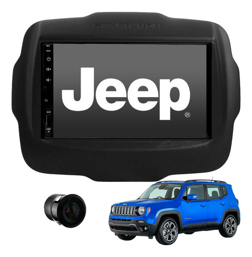 Central Multimídia Jeep Renegade 2015 16 17 18 19 20 2021