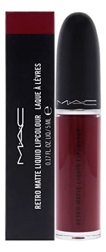 Labial Mate  Color De Labios Líquido Mate Retro Mac Dance Wi