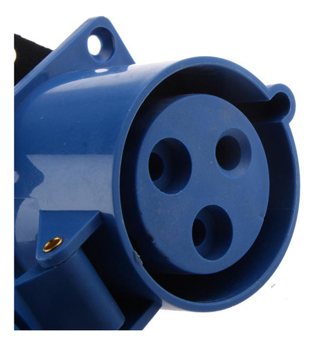 . Conector De Superficie En Ángulo De 3 Clavijas 220-250v 2p