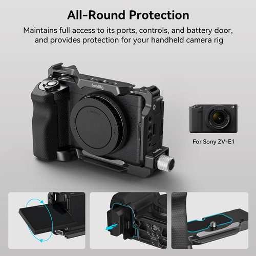Kit De Jaula Smallrig Zv-e1 Con Agarre Y Abrazadera Hdmi