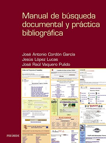 Libro Manual De Búsqueda Documental Y Práctica Bibliográ De