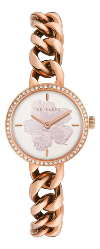 Ted Baker, Reloj Casual De Cuarzo Con Correa De Acero Inoxid