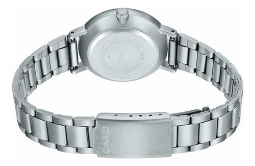 Casio Ltp-vt02d-2a Reloj Analógico Minimalista De Acero Con