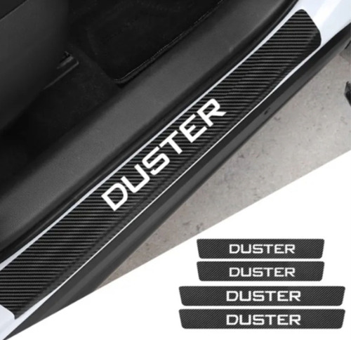 Renault Duster Protectores Para Pisa Puertas Fibra Carbono