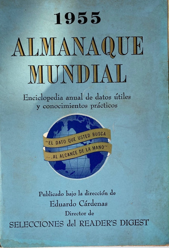 Almanaque Mundial 1955. Enciclopedia Anual De Datos Útiles.