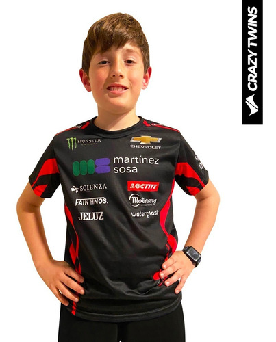 Imagen 1 de 1 de Remera Para Niños Oficial Agustin Canapino Tc 2022