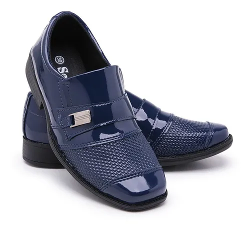 Kit 3 Pares Sapato Social Infantil Masculino Frete Gratis K2