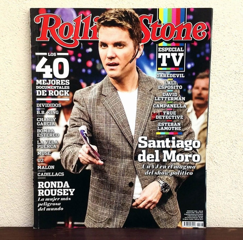 Revista Rolling Stone 208 - Santiago Del Moro U2 Muse Charly