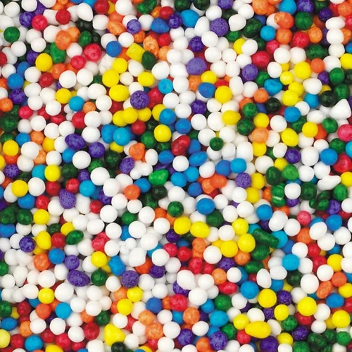 Imagen 1 de 3 de Sprinkles Multicolores - Nonpareils Arco Iris