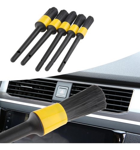 5x Car Detailing Brush Set Cepillos De Limpieza Para Limpiar