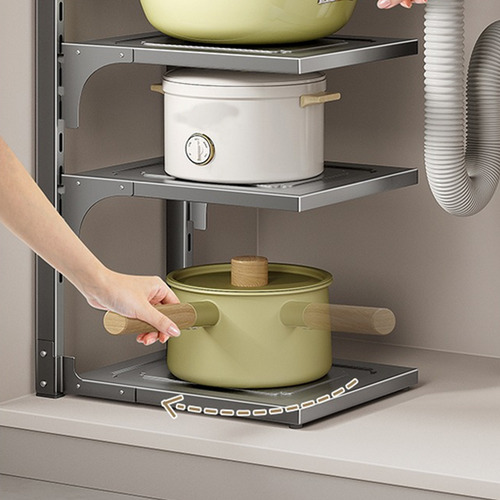Estantes De Cocina De Varias Capas, Cabina Multifuncional Pa