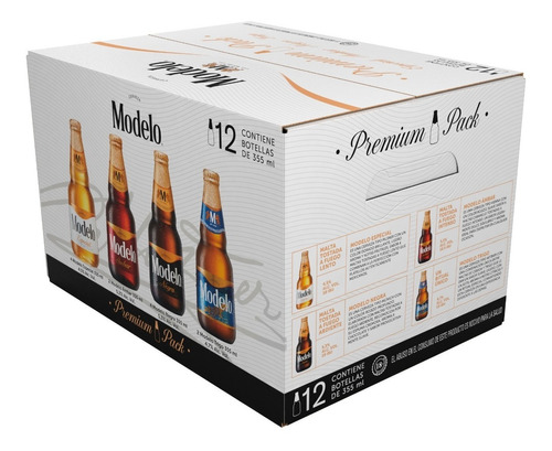 Cerveza Modelo Combo Premium Pack 12 Botellas De 355ml C/u | MercadoLibre