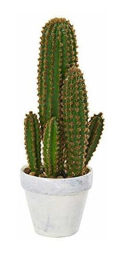 Nearly Natural 1.5 Cactus Suculentas Plantas De Seda Artific