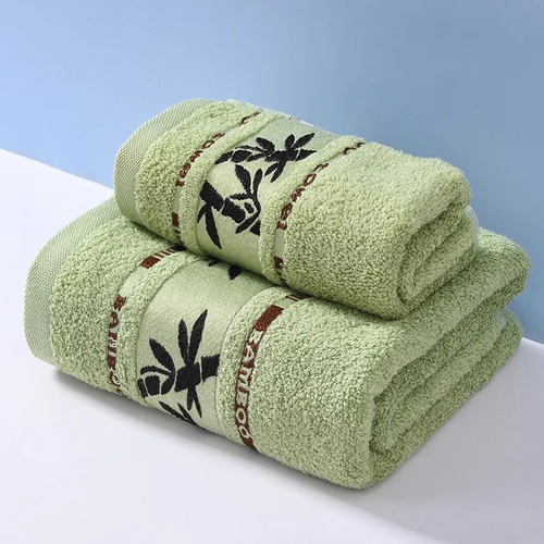 Set 6 Toalla De Baño Algodón Bamboo Súper Suaves