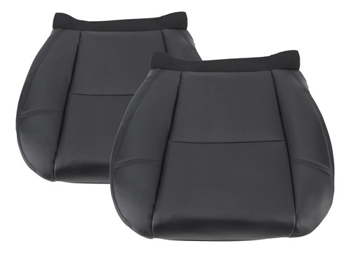 Carbhub Funda De Asiento De Piel Negra Para Cadillac Escalad