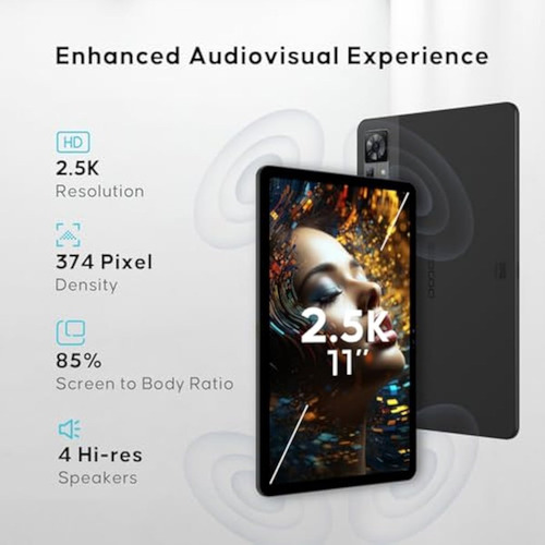 Tableta Doogee T30 Pro, Tabletas De 11 Pulgadas, 15 Gb+256 G