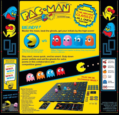 Juego De Mesa Pac-man Con Sonidos Arcade Pacman