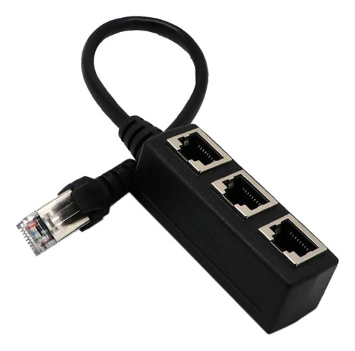 L Cable Conector Conector Rj45 1 A 3 Ethernet Lan Splitter