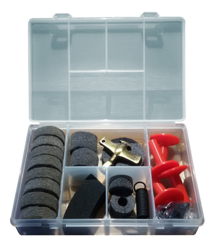 Caja Con Accesorios Para Bateria Hecos Full Kit