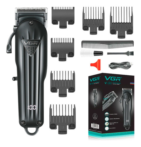 Cortadora De Pelo Barba Vgr V-282 Usb Recargable 6 Medidas