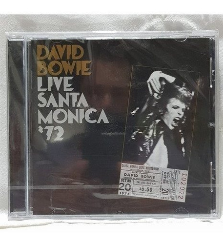David Bowie Live Santa Monica 72 Cd Nuevo Musicovinyl