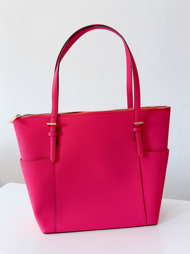 Tote Michael Kors Fucsia Rosa Lisa Oro Rosa