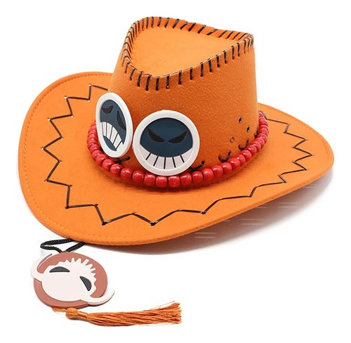 Sombrero De Portgas D. Ace Puño De Fuego One Piece 