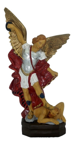 Arcangel Miguel Imagen Estatua Angel Pvc Irrompible 30cm