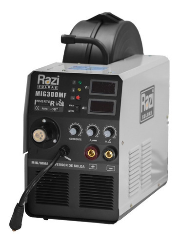 Máquina De Solda Inversora Razi Mig/mf 300 Rz-mig300 Cor Preto Frequência 60 Hz 220V