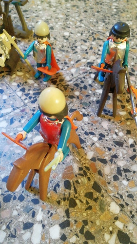 Caballeros Playmobil (lote De Muñecos) (Usado)