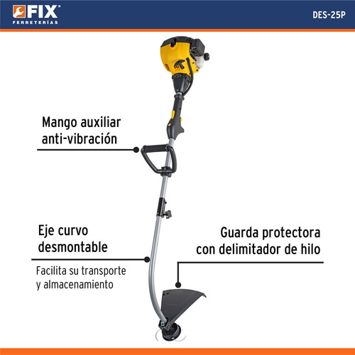 Desbrozadora de césped Pretul DES-25P