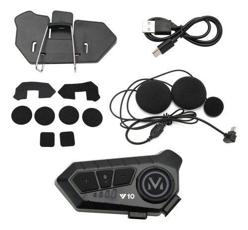 Casco Bluetooth Auricular Universal Y10 For Motocicleta