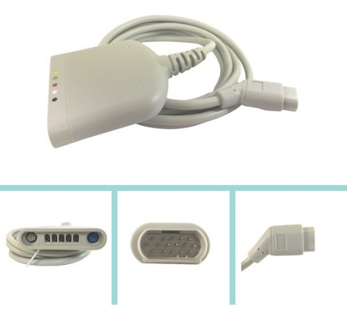 Cabo Multi-link Ecg Spo2 Temp Compatível Siemens Drager 110v/220v