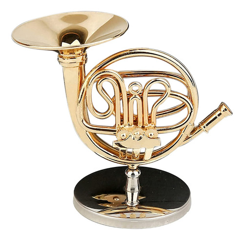 Modelo De Trombón De Cobre Puro En Miniatura De 10 Cm Con So