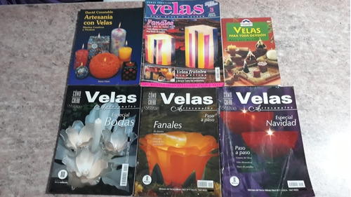 Velas. Lote De 2 Libros Y 4 Revistas. Se Vende Lote Completo