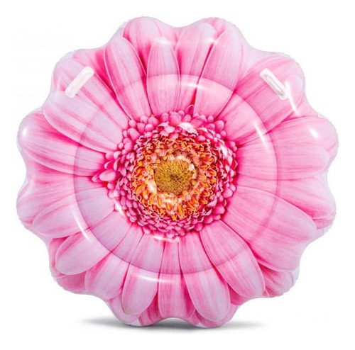 Colchoneta Inflable Intex Flor Margarita Color Rosa claro