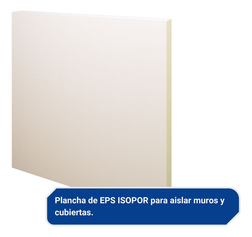 Placa / Plancha De Telgopor 2x1 Mts 60 Mm Standard