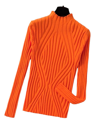 Remera, Buzo De Mujer Manga Larga Cozyknit Auraorange