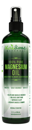 Aceite De Magnesio En Aerosol Kaiame Naturals, 355 Ml, Orgán