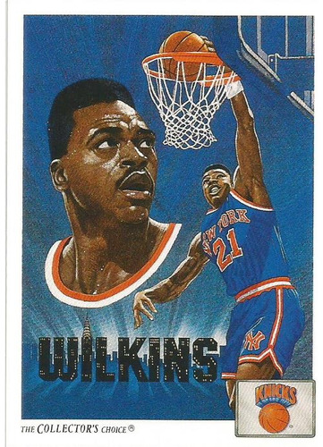 Barajita Gerald Wilkins Upper Deck 1991 #84 Knicks