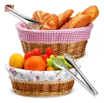 Comprar Cesta De Pan De Mimbre Qinyoung 2 Piezas Para Servir Cestas
