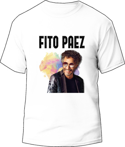 Camiseta Fito Paez Rock Metal Bca Tienda Urbanoz