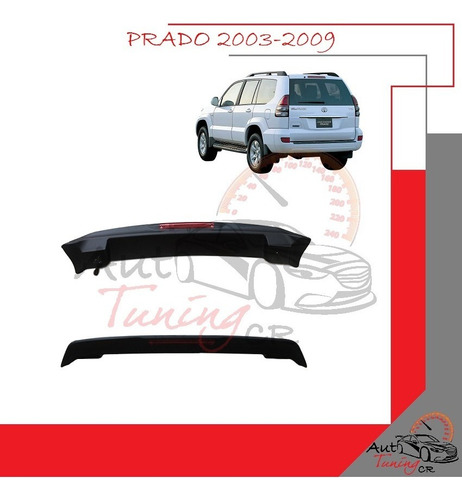 Coleta Spoiler Compuerta Trasera Toyota Prado 2003-2009