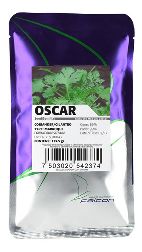 Semilla Cilantro Oscar Marroquí Falcon Seeds