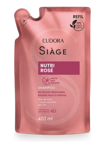 Refil Siàge Nutri Rosé Shampoo 400ml