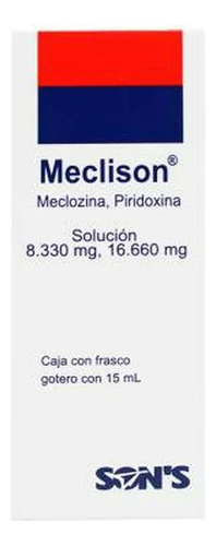 Meclison Piridoxina 16.66 Mg Meclizina 8.33 1 Con 1 Solución