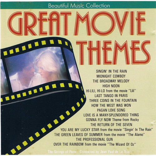 Great Movies Themes - Beautiful Music - Cd - Importado!!! 