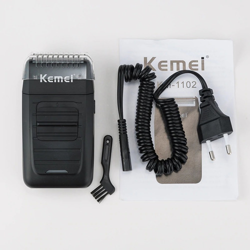 Maquina De Barbear Kemei 1102 Barbeador Shaver Bivolt S/ Fio