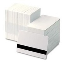 Imagen 2 de 7 de Tarjetas De Pvc Blancas Con Banda Magnetica Hi Co Cerraduras Control De Acceso Empleados Fabrica X 50u