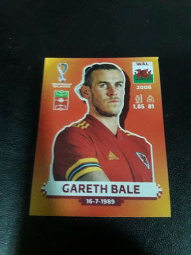 Mundial Qatar 2022. Figurita N° Wal16. Gareth Bale. Mira! 99